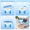 Moismile Moisture Absorbers 12 Pack, Fragrance-Free Closet Dehumidifier for Bathroom,