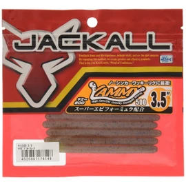 JACKALL Worm Yami 500 3.5 Inch Genga Blue Flake