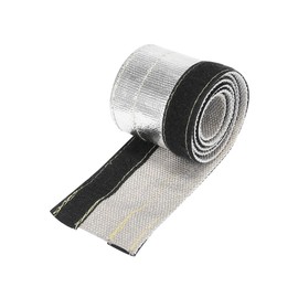 A ABSOPRO Vehicle Heat Shroud 3.2ft Aluminized Sleeving 3/8" ID Shield Sleeve