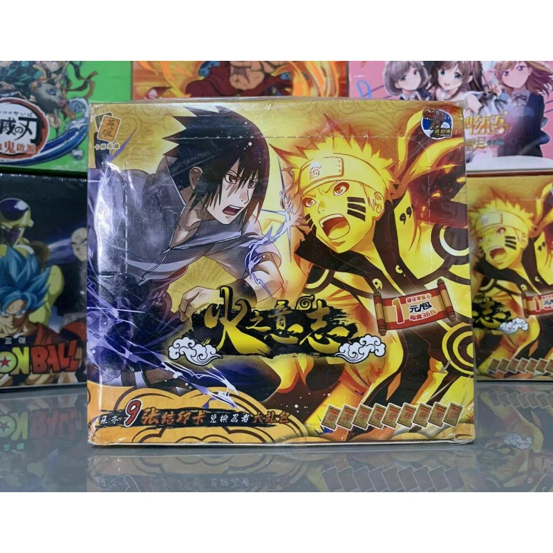 SEALED Naruto Trading Card Booster Box Orange CCG TCG Sakura