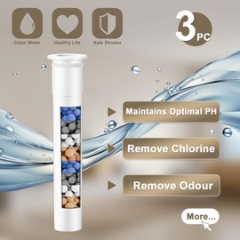 Briout Shower Filter Replacement for Handheld Shower Head, Set of 3 Multi Stage Shower Water Filter for Hard Water, Help for Improves Skin and Hair Healthy
