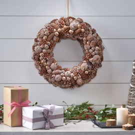 Christopher Knight Home Wreath, Champagne + Glitter