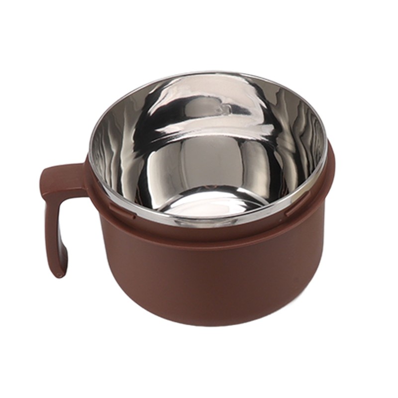 Stainless Steel Noodle Bowl Lunch Box Double Layer Ramen Bowl