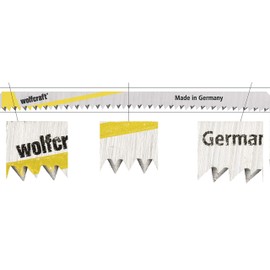 wolfcraft HCS Jigsaw Blades, T-Shank I 2324000 I Special blade for extremely clean cuts - on both sides - through kitchen worktops