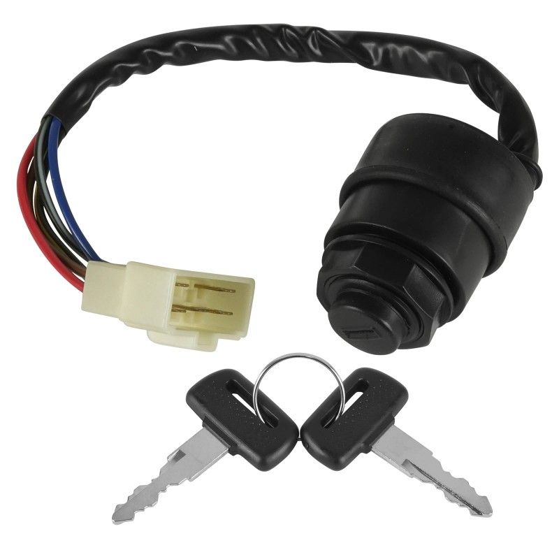 Caltric Ignition Key Switch for Kawasaki Mule 600 KAF400 KAF