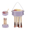Makeup Brush Cleaner Mat,3 in 1 Upgraded Foldable Silicone Makeup