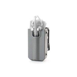 Eleven 10 Slick Front Rigid TQ Case for SOF-TT Tourniquet, Wolf Grey, Belt Attachment