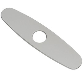 XGNG 304 Stainless Steel Faucet Decorative Cover (Brushed Silver) Hole Covers Bathroom Kitchen Covers