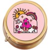 High on Life Mushrooms Brass Pill Box