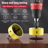 12-Piece Hole Saw Kit, Includes 8 Sizes (3/4" to 2-1/2"),