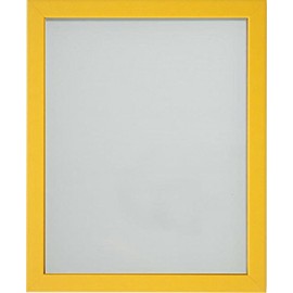 Frame Company Jellybean Colourful Wooden Picture Photo Frame, Mustard Yellow, 6x4 inch* Choice of Colours & Sizes* NEW Fitted with Perspex