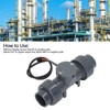 Flowmeter Water Flow Sensor Fluid Meter Counter Switch Acid Alkali
