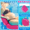 Yerliker Foldable Hot Tub Booster Seat, Inflatable Adjustable 2 Heights