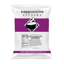 Cappuccino Supreme 2 lb bag White Chocolate Raspberry Instant Cappuccino Mix