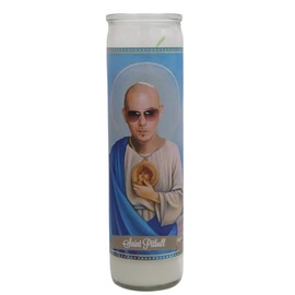 Pitbull Devotional Prayer Saint Candle