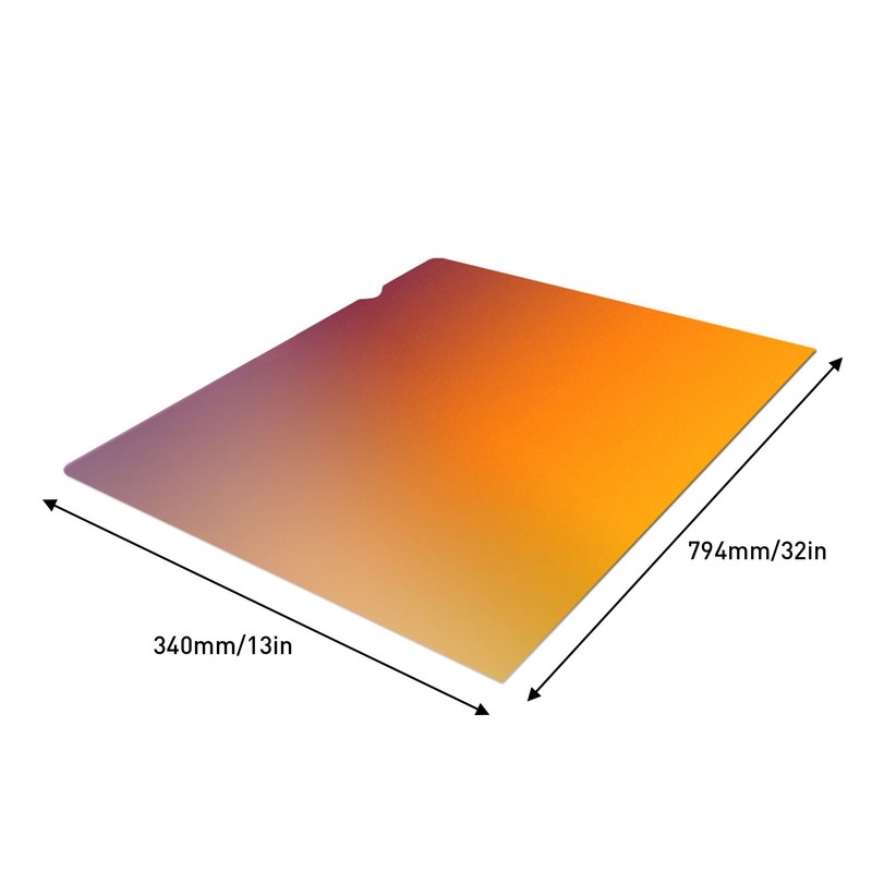Golden Screen Filter Reversible High-transmittance 30° Invisible Anti-UV Anti-glare Film