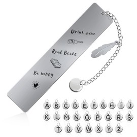 FBBP Metal Bookmarks for Women Men - Book Lovers Inspirational Gifts for Birthday, Retirement, Farewell, Friendship - Funny Bookmark for Teachers, Friends, BFF, Coworkers Book Accessories