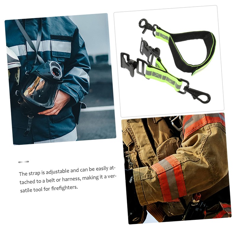BUGUUYO Firefighters' Essential 2 Pack Glove Safety Straps Reflective Straps