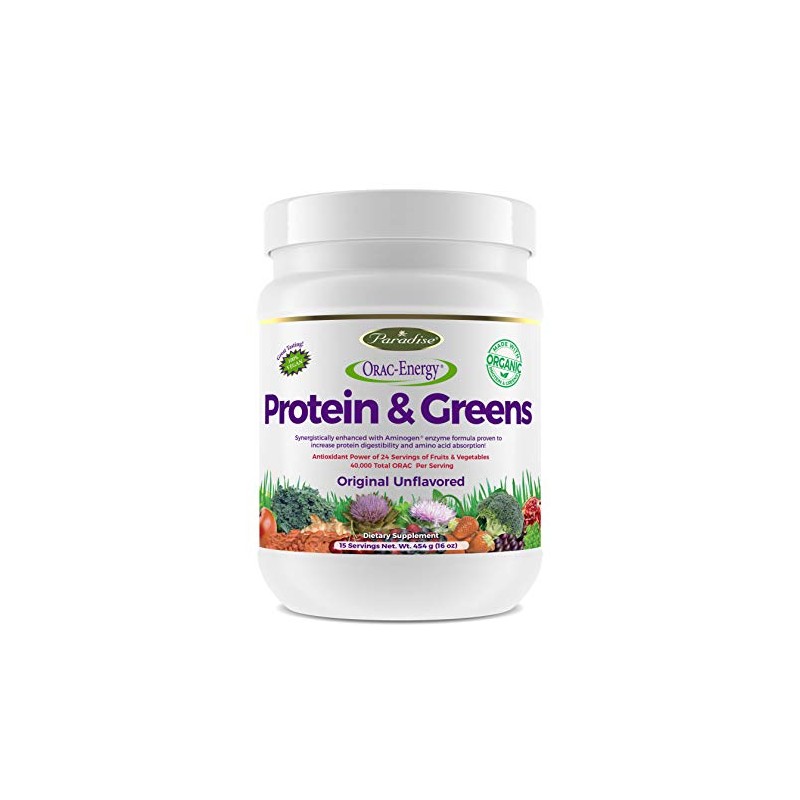 Paradise Herbs Orac Energy, Protein & Greens, 14 Ounces