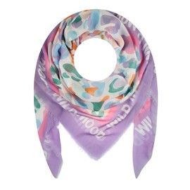 Majea - Women's Triangular Scarf, Scarf, Scarf, Stole, Square Scarf (880070), Purple 2, Unit size