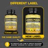 Lions Mane Supplement Capsules with Magnesium with Ashwagandha Root, Ginkgo
