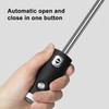 Automatic Open Close Compact Folding Windproof Umbrella with LED Light,