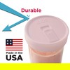 iLids Mason Jar Drink Lid, Wide Mouth, Pale Pink, 2-Pack