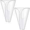 CHENGU 2 Pcs Plastic Soap Holder Drainage Wall Mounted Soap