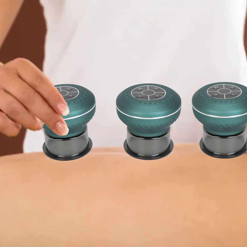 Electric Cupping Machine 16 Gears Negative Pressure Hot Compress Vacuum