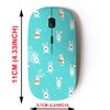 2.4G Wireless Mouse with Cute Pattern Design for All Laptops