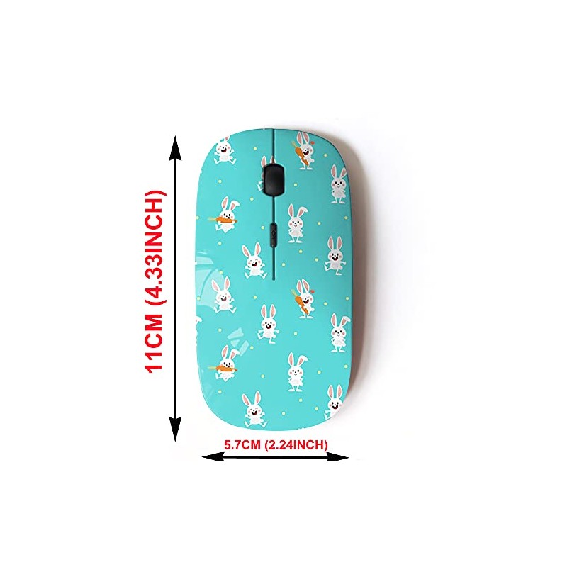 2.4G Wireless Mouse with Cute Pattern Design for All Laptops