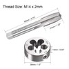 TOP-VIGOR M14 x 2mm Metric Tap and Die Set, Machine