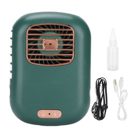 Q58 Mini Fan Portable Handheld USB Charging Moisturizing Spray Fan for Outdoor Cooling DownGreen