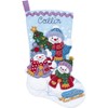 Bucilla Kit de calcetines de Navidad con apliques de fieltro,