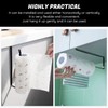 Under Cabinet Paper Towel Holder - Punch-Free Hanging Tissue Roll