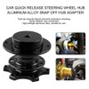 BestTeam Universal Steering Wheel Snap Off Quick Release Hub Adapter