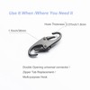 Zipper Lock Clips, 4 PCS Zipper Clips Anti Theft -