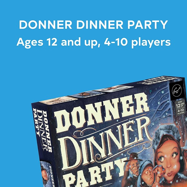 Chronicle Books Donner Dinner Party: A Rowdy Game of Frontier Cannibalism! (Weird Games for Parties, Wild West Frontier Game)