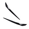 2 Pcs Headlight Eyebrow Headlamp Eyelid Cover Trim Frame Decal