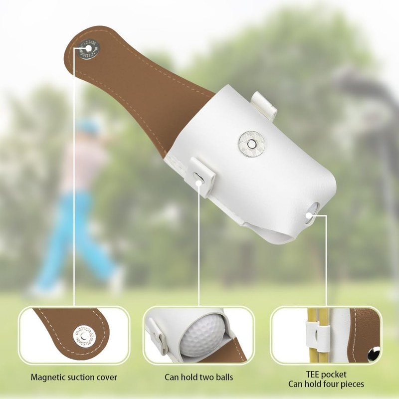 JFOLKS Smart Golfers' New Common Sense Golf Ball Holder, Multi