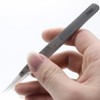 FEITA Precision Ceramic Tweezers with Heat-Resistant and Magnetic-Resistant White Pointed