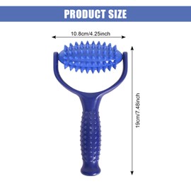 Massageroller Mit Noppen Massageroller Mit Griff Kunststoff Massagebälle Massage Roller Massageball Roller Mit Triggerpunkt Massagerolle Igelball Selbstmassagerolle, Beine Rücken Arme Muskelschmerzen