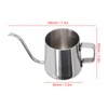 350ml Stainless Steel Hanging Ear Coffee Pot Gooseneck Spout Coffee