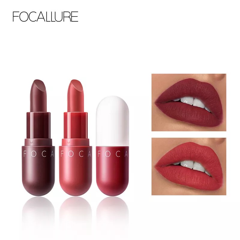 FOCALLURE 8 Colors Velvet Matte Lipstick Capsule Makeup - #03