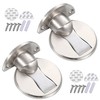 EXDUCT Magnetic Catch Type Door Stopper, Set of 2, Stainless