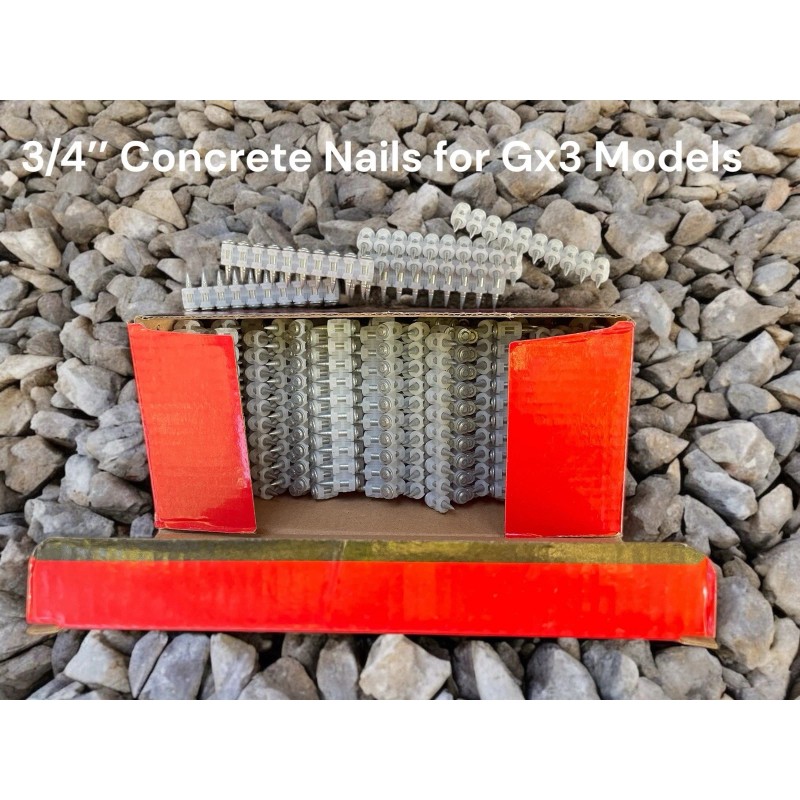 For Hilti Gx3/Gx120/Gx100 3/4’’ Concrete Nails for Hilti Gx3/Gx3/Gx100 (19mm)