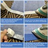 KEPAIBOS Double Sided Iron On Adhesive Hem Tape with Backing