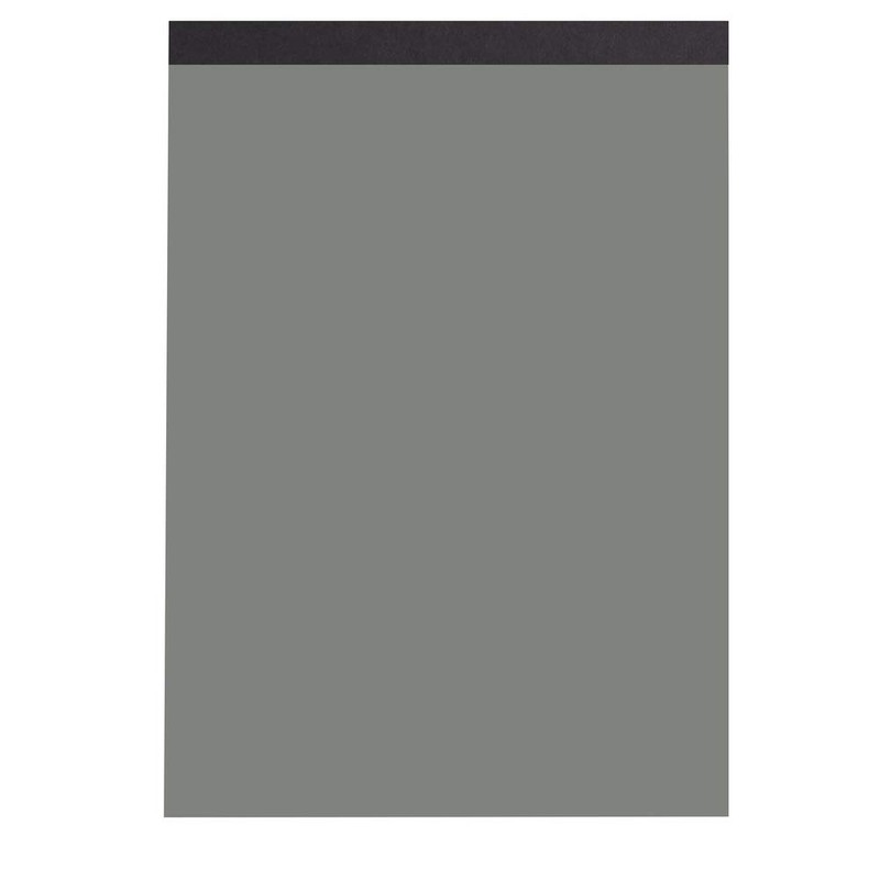 Rhodia 116106C Grey Maya Pad Notepad Stapled at the Head