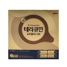 Theracurmin Handok Theracumin Curcumin Super Plus 100 60 sachets 1 box 2 months / 한독 테라큐민 커큐민 슈퍼 플러스 100 60포 1박스 2개월