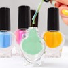 TRIXES 6x Empty Heart Shaped Nail Varnish Bottles